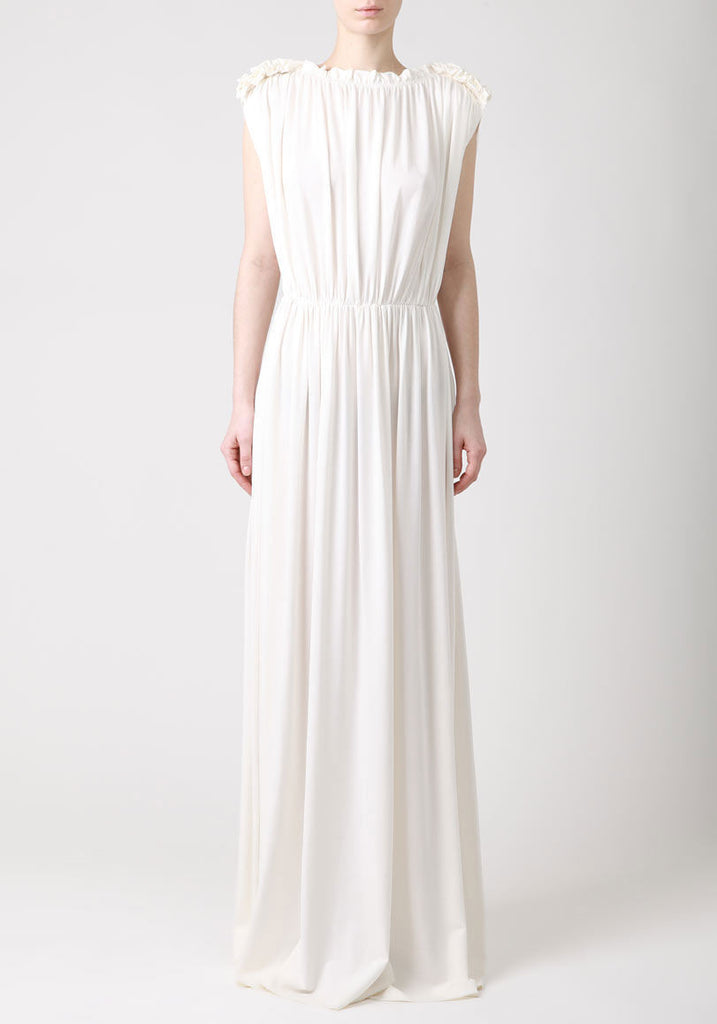 Shirred Grecian Dress