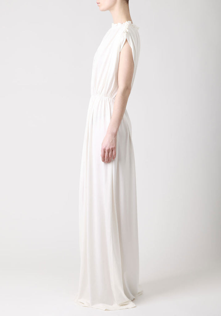 Shirred Grecian Dress
