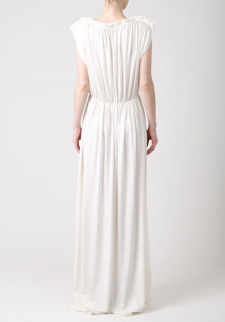 Shirred Grecian Dress