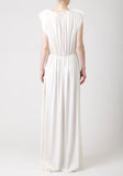 Shirred Grecian Dress