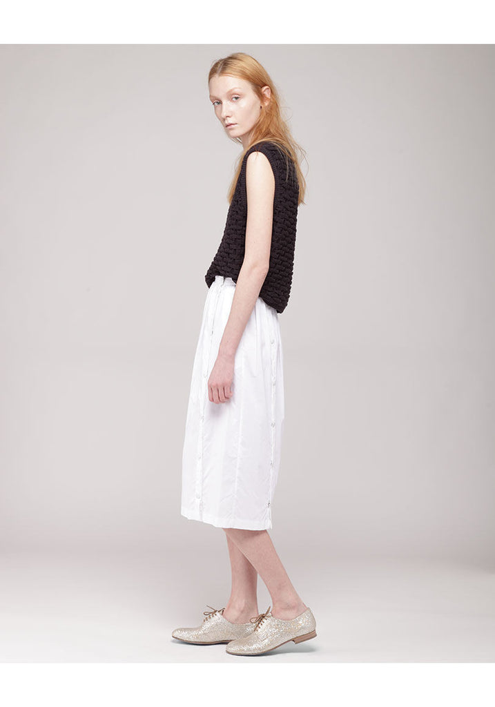 Smocked Stitch Sleeveless Top