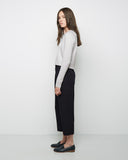 Cropped Merino Knit Pullover