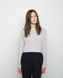 Cropped Merino Knit Pullover