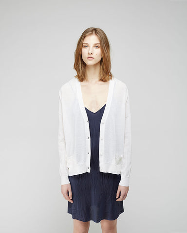 Gauzy Mesh Slouch Cardi