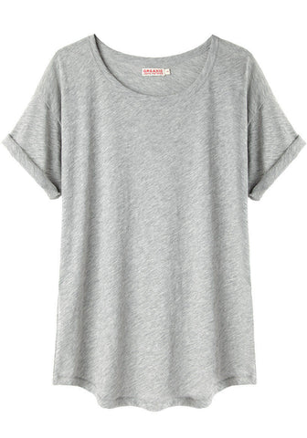 Roll Sleeve Tee - MERGE W TOG02GFW13
