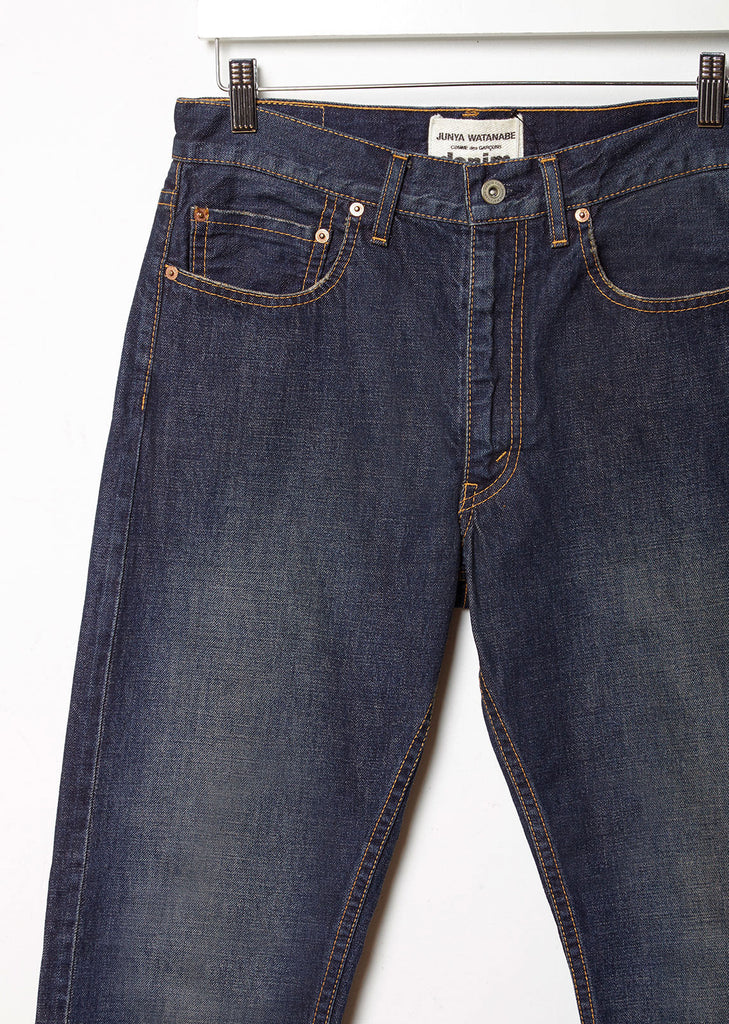 Selvedge Vintage Treated Relaxed Jeans