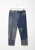 Patchwork Shorty Recycled Denim