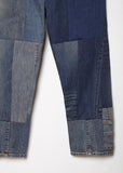 Patchwork Shorty Recycled Denim