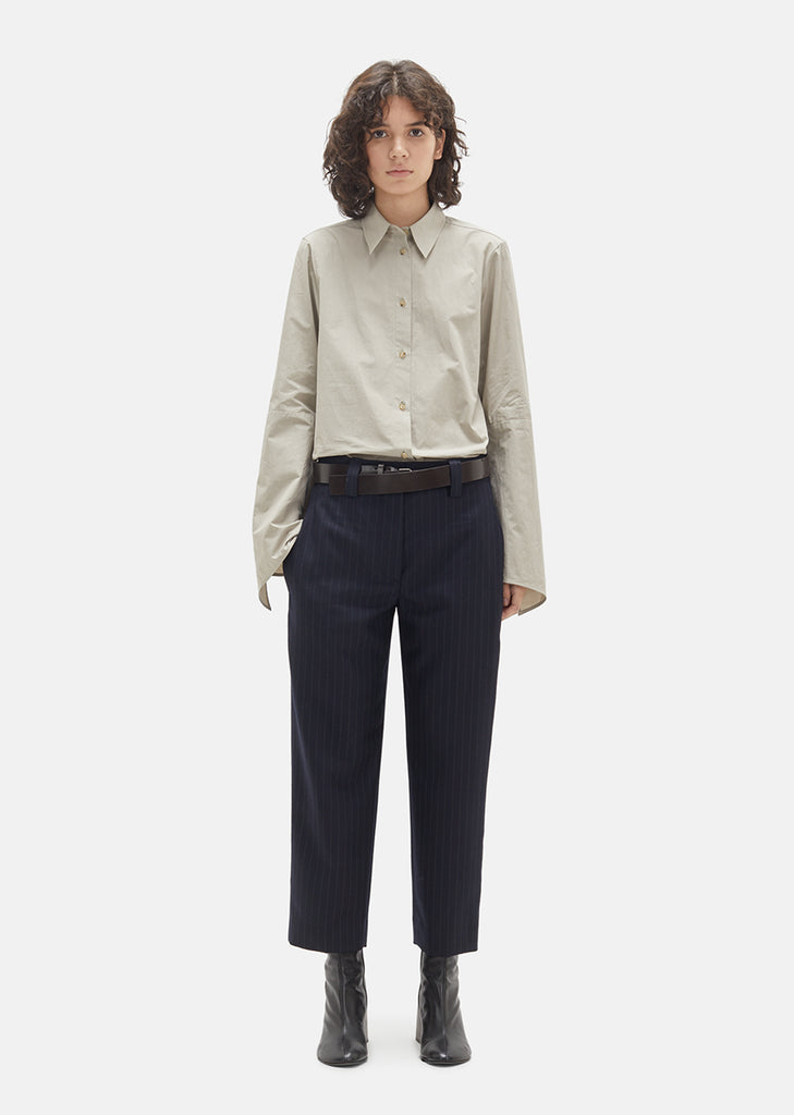 Trea Pinstripe Wool Trouser