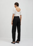Marcelle Raw Zippered Trousers