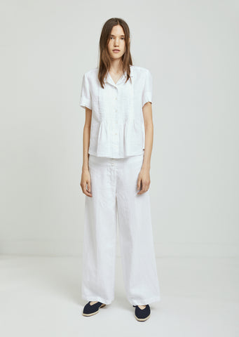 Linen Wide Leg Trousers