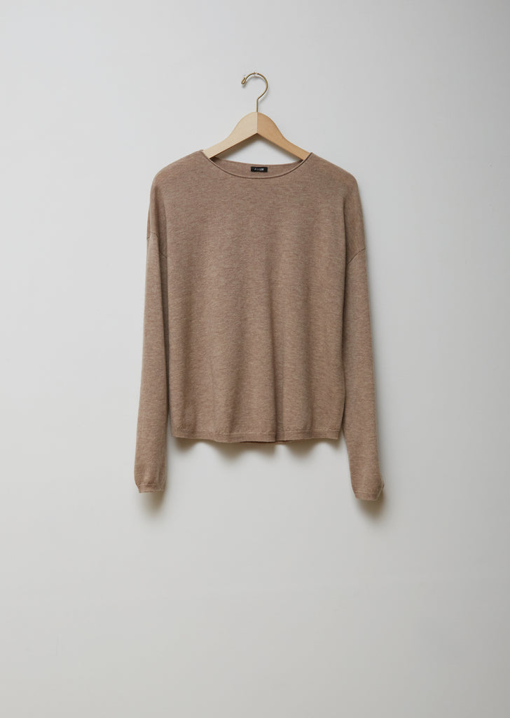 Wool Wide Neck Sweater