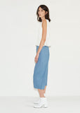 Back Pleat Cropped Trouser