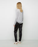 Shiny Bonded Fleece Sweatpants