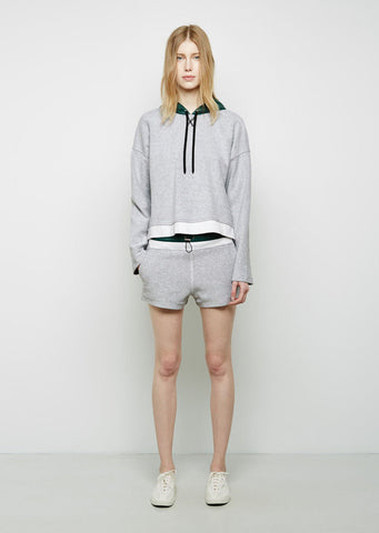 Nylon Waist French Terry Sweatshorts