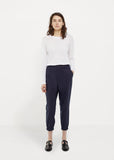 Pin Tucked Elastic Hem Pant