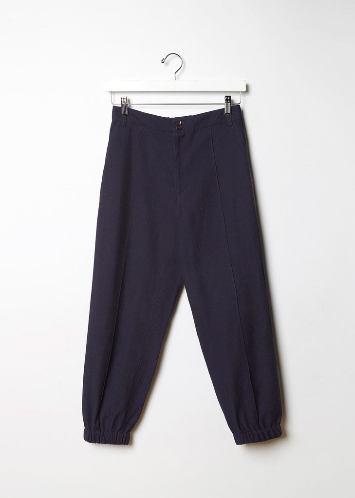 Pin Tucked Elastic Hem Pant
