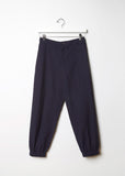 Pin Tucked Elastic Hem Pant