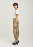 Akari Pleated Cotton Pants