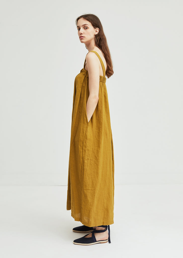 Wide Cut Pleated Jumper