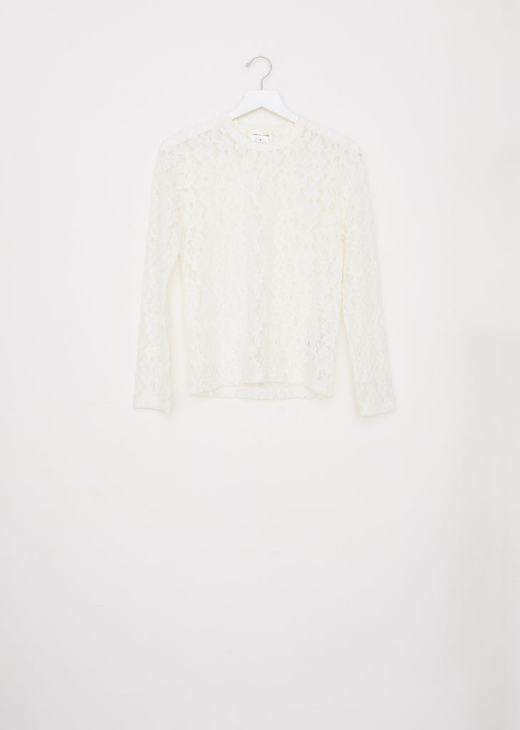 Raschel Lace T-Shirt & Leggings Set