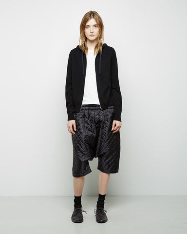 Quilted Drop Crotch Shorts