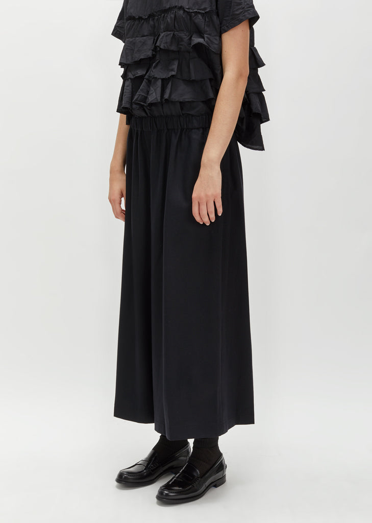 Wool Flannel Drawstring Pant