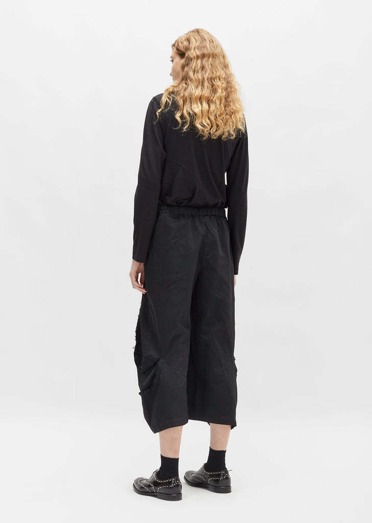 Satin Drawstring Culotte
