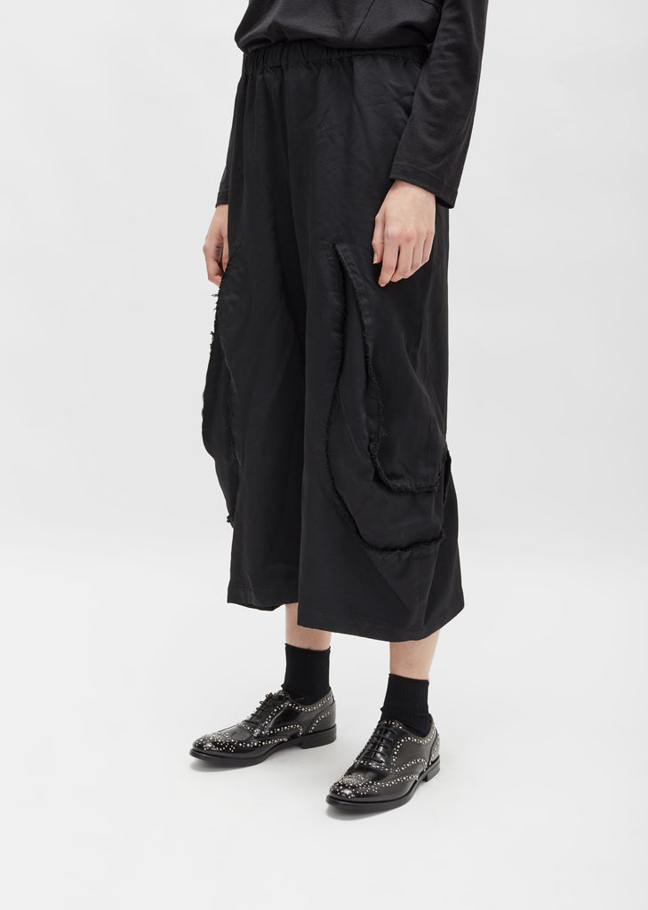 Satin Drawstring Culotte