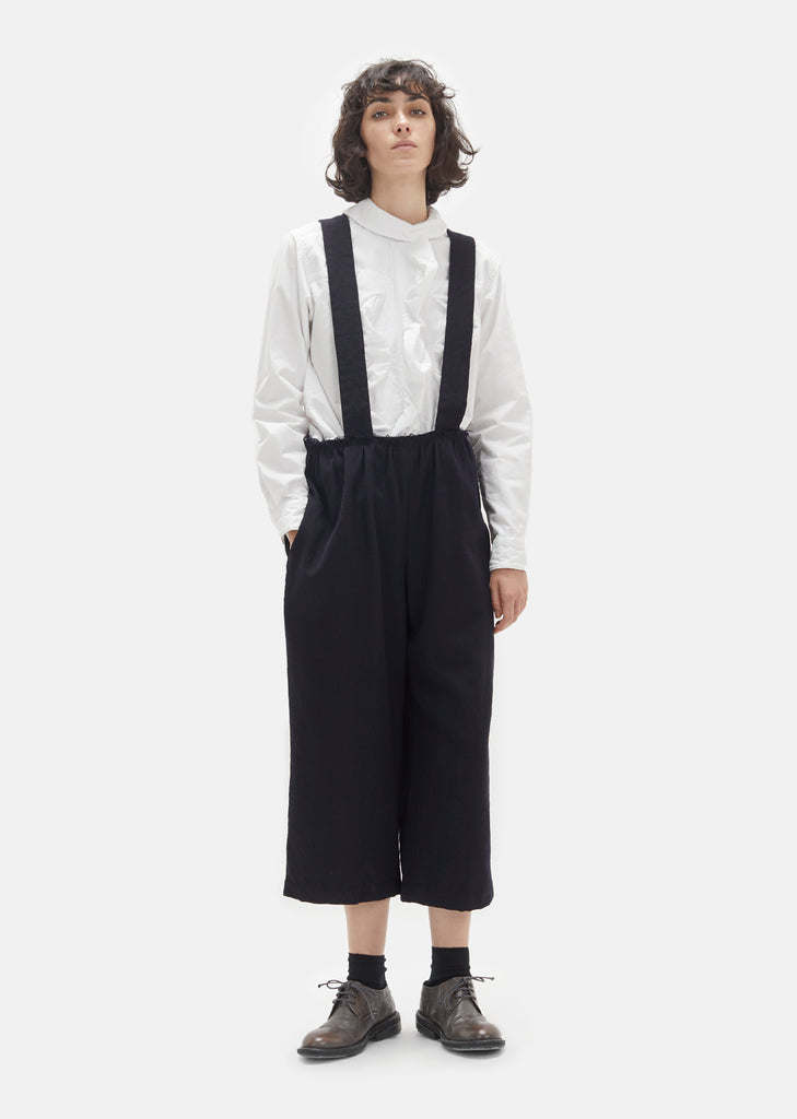Wool Gabardine Suspender Trousers