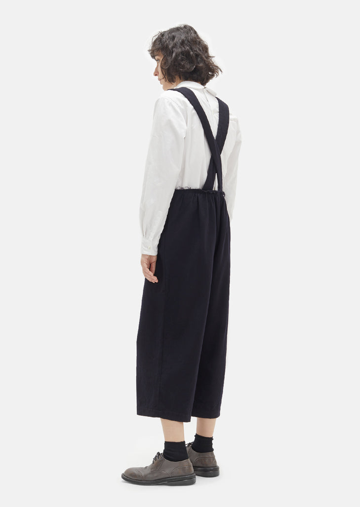 Wool Gabardine Suspender Trousers
