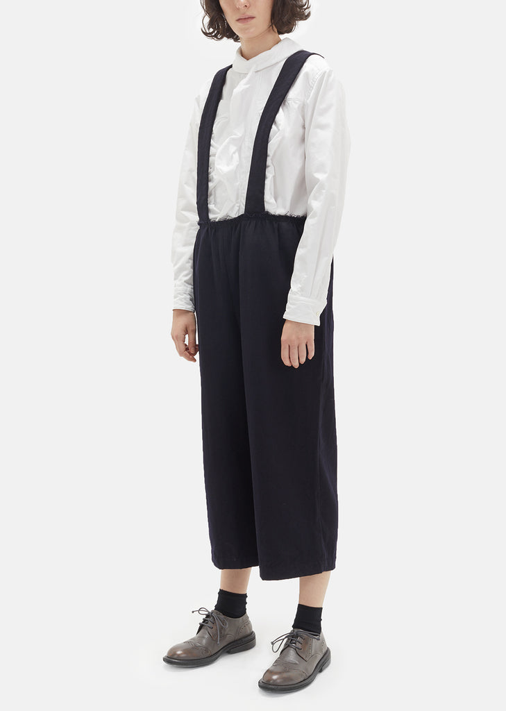Wool Gabardine Suspender Trousers
