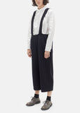Wool Gabardine Suspender Trousers