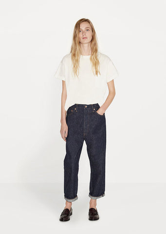 Wide Tapered Cut Selvedge Jeans