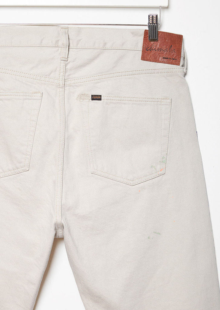 Wide Tapered Cut Selvedge Jeans