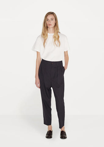 Cropped Pleated Pant