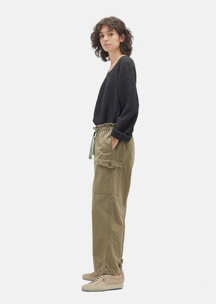 chimala BELGIAN WAIST GATHERING CARGO PANTS | PLEASE