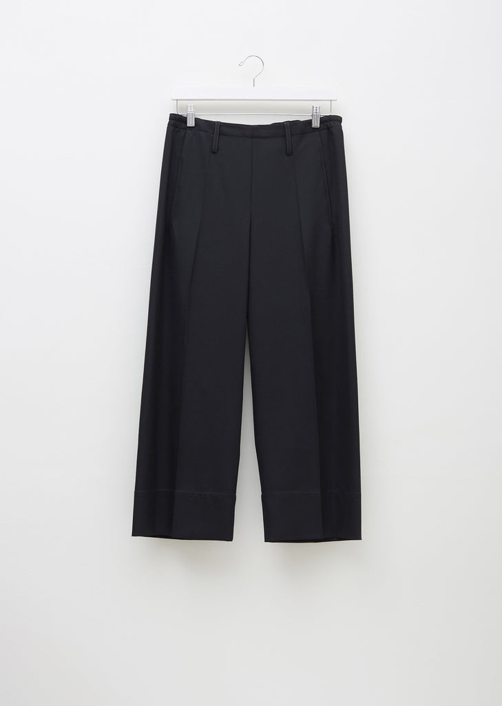 Cropped Wool Elasticated Pants
