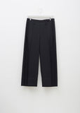 Cropped Wool Elasticated Pants