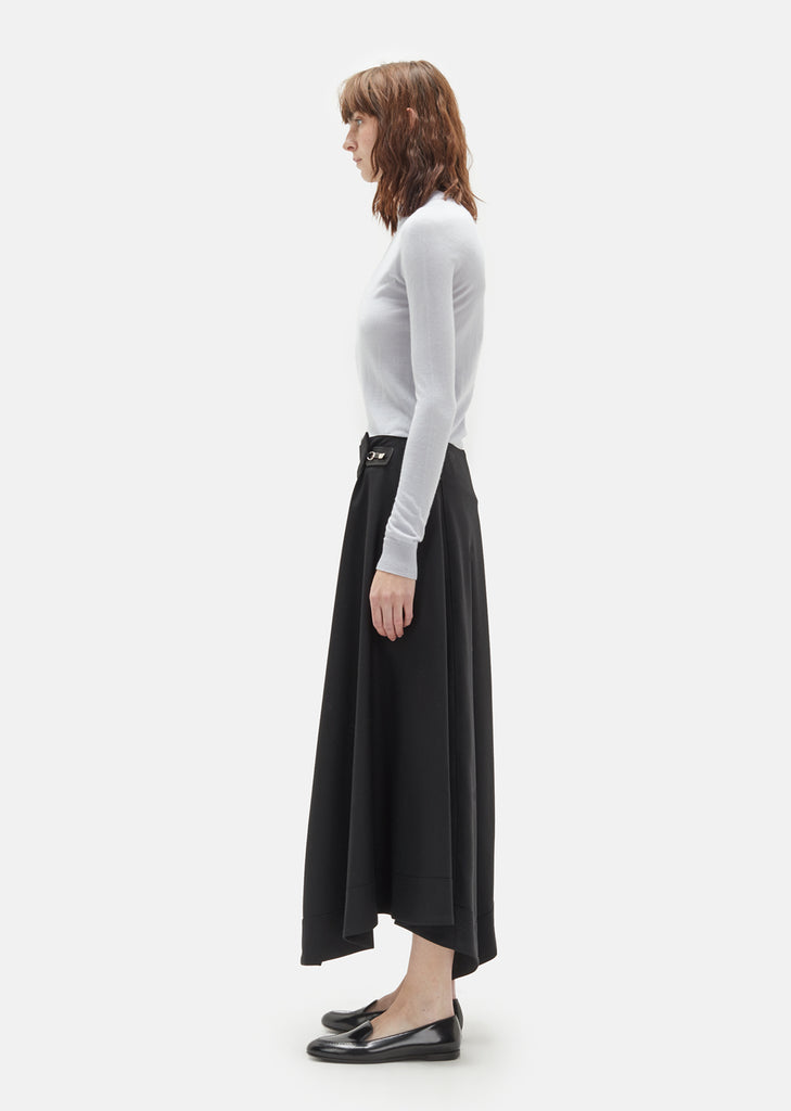 Wool Wrapover Skirt