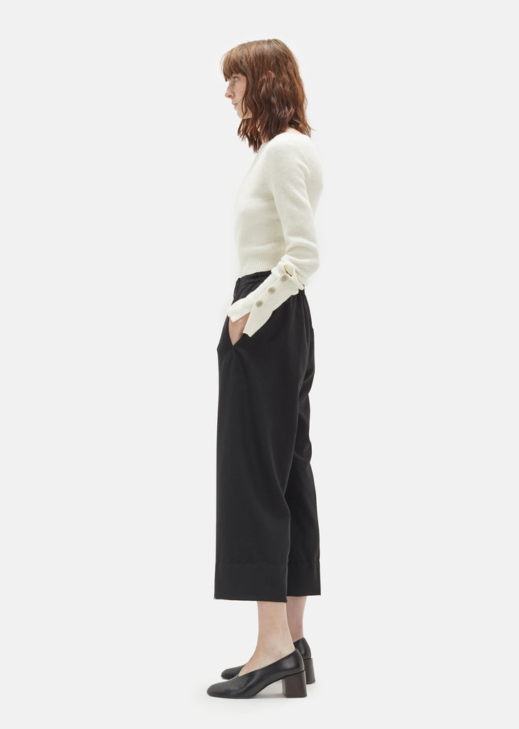 Wool Serge Cropped Pant