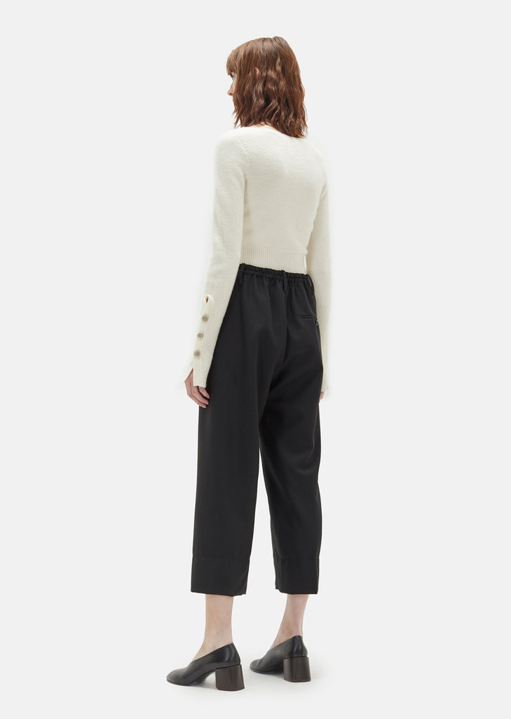 Wool Serge Cropped Pant