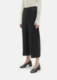 Wool Serge Cropped Pant
