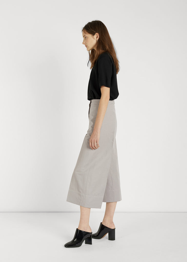 Cotton Linen Cropped Pant