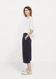 Silk Cropped Trouser