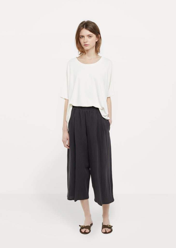 Linen Cropped Trouser