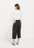 Linen Cropped Trouser