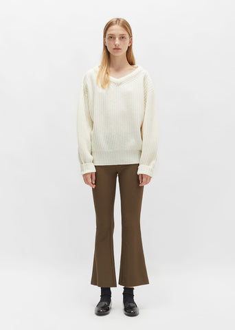 Twill Flared Pant