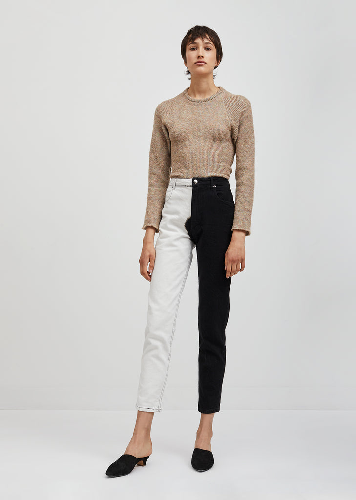 Two Tone Tapered EL Jean