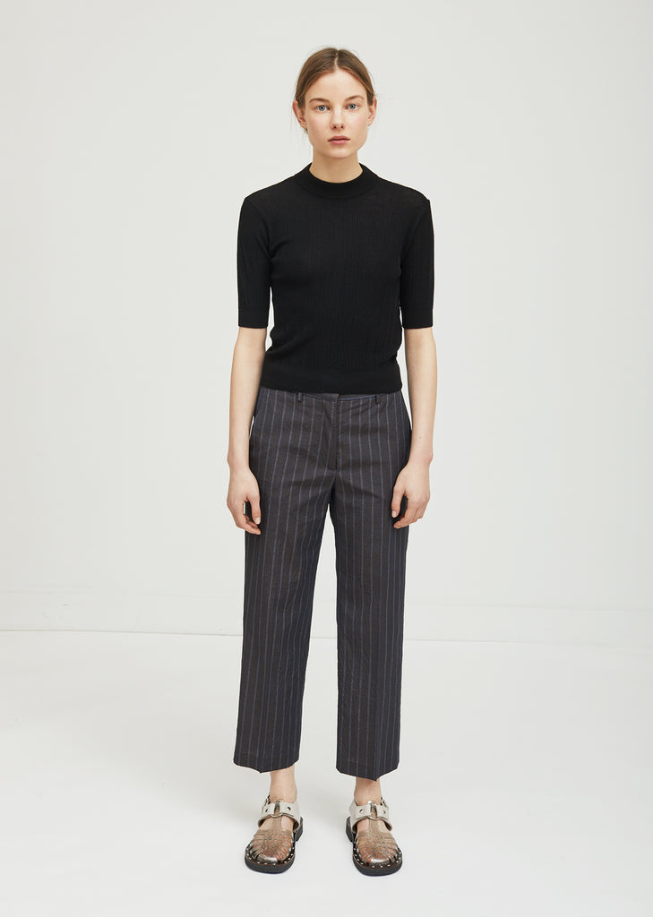 Striped Wool Trousers